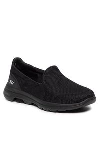 skechers - Skechers Półbuty Go Walk 5 15901/BBK Czarny. Kolor: czarny. Materiał: materiał #4