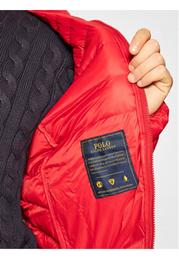 Polo Ralph Lauren Kurtka zimowa Terra 710810897004 Czerwony Regular Fit. Typ kołnierza: polo. Kolor: czerwony. Materiał: syntetyk. Sezon: zima