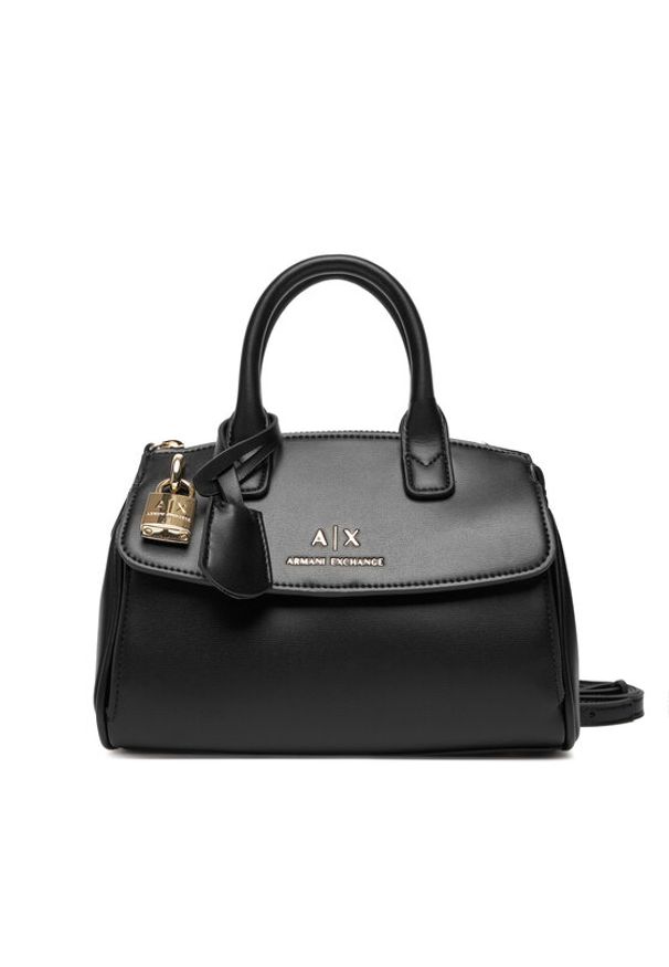 Armani Exchange Torebka XW000395 AF12040 UC001 Czarny. Kolor: czarny. Materiał: skórzane