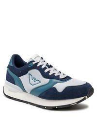 Emporio Armani Sneakersy X4X642 XN951 T834 Granatowy. Kolor: niebieski. Materiał: materiał #2