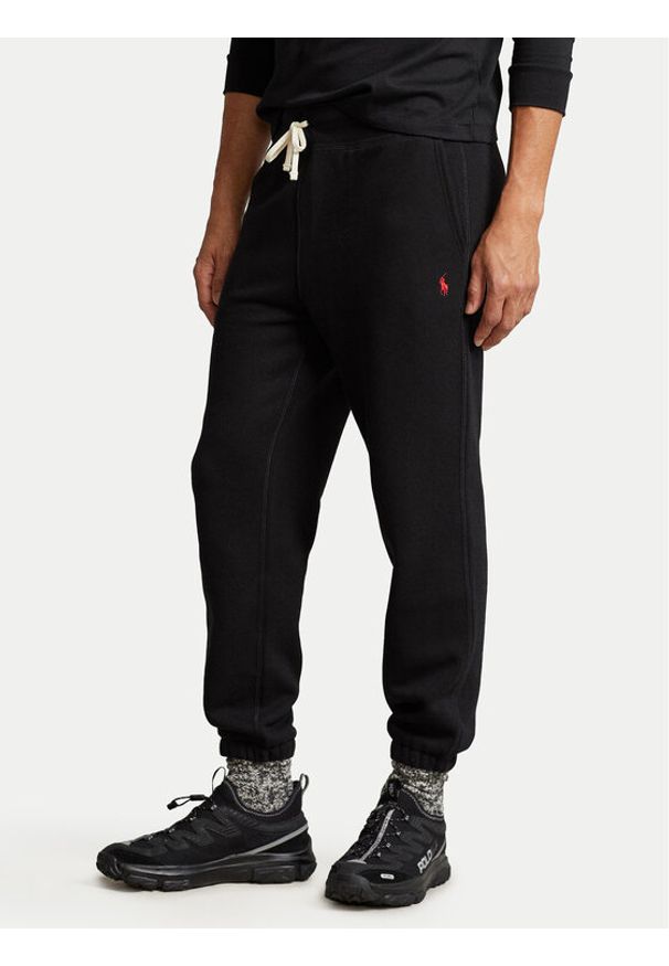 Polo Ralph Lauren Spodnie dresowe 710793939001 Czarny Relaxed Fit. Kolor: czarny. Materiał: bawełna, syntetyk