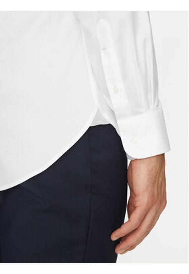 Michael Kors Koszula MK0DS01501 Biały Slim Fit. Kolor: biały. Materiał: bawełna