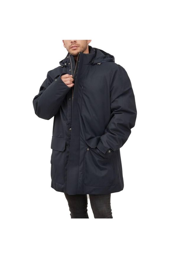 Kurtka Geox Model M Aerantis Parka Kolor Niebieski. Kolor: niebieski. Materiał: tkanina