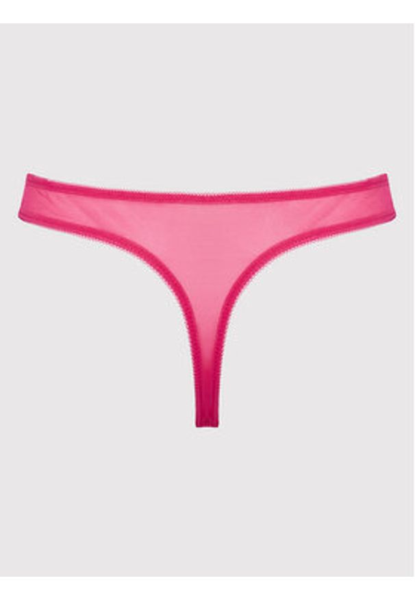Gossard Stringi Glossies Lace 13006 Różowy. Kolor: różowy. Materiał: syntetyk