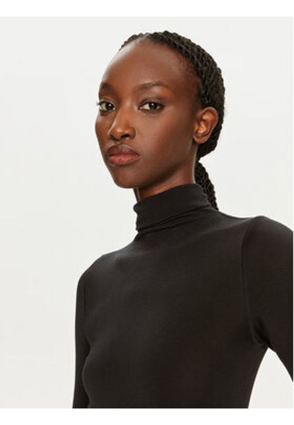 Wolford Body Colorado 75083 Czarny Slim Fit. Kolor: czarny. Materiał: syntetyk, bawełna