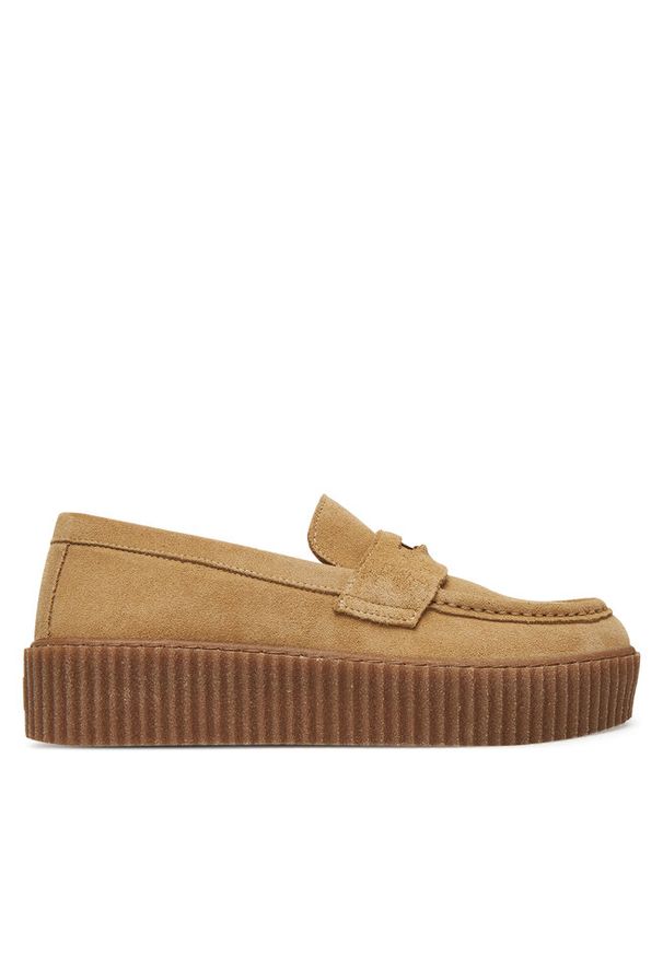 Półbuty Weekend Max Mara. Kolor: beżowy