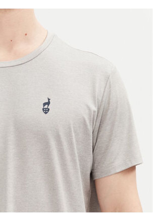 Aulp T-Shirt Tommy Szary Regular Fit. Kolor: szary. Materiał: syntetyk