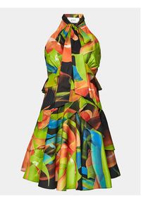 Silvian Heach Sukienka koktajlowa Mini GPP24359VE Kolorowy Regular Fit. Materiał: syntetyk. Wzór: kolorowy. Styl: wizytowy. Długość: mini #3