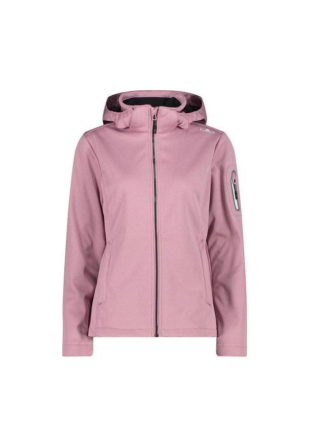 Kurtka przeciwdeszczowa damska z kapturem CMP. Typ kołnierza: kaptur. Kolor: czerwony, różowy, wielokolorowy, biały. Sport: turystyka piesza