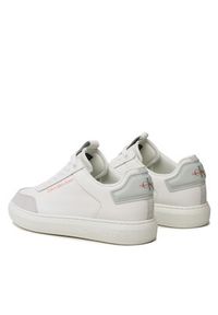 Calvin Klein Jeans Sneakersy Casual CUpsole High/Low Freq YM0YM00670 Biały. Okazja: na co dzień. Kolor: biały. Materiał: skóra