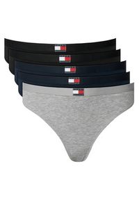 TOMMY HILFIGER - Tommy Hilfiger Komplet stringów UW0UW05642 Kolorowy. Materiał: bawełna. Wzór: kolorowy #7