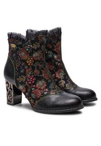 Laura Vita Botki Ledao 14 Czarny. Kolor: czarny. Materiał: skóra #4