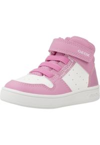 Geox - Buty GEOX B ECLYPER GIRL Rose. Kolor: różowy. Materiał: syntetyk, tkanina. Sport: turystyka piesza