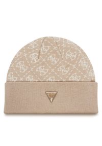 Guess Czapka M5BZ18 Z0442 Beżowy. Kolor: beżowy. Materiał: poliamid, materiał