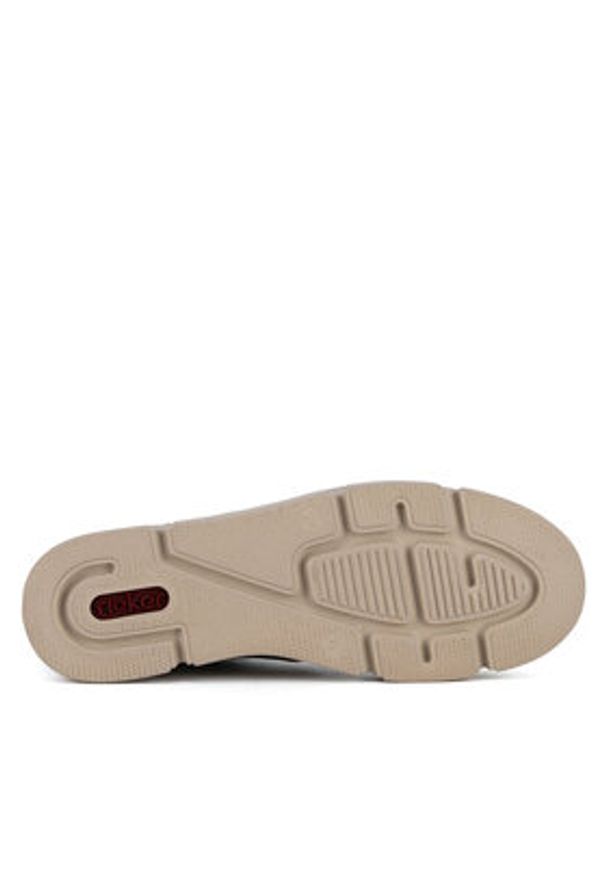 Rieker Botki N5931-62 Beżowy. Kolor: beżowy. Materiał: materiał