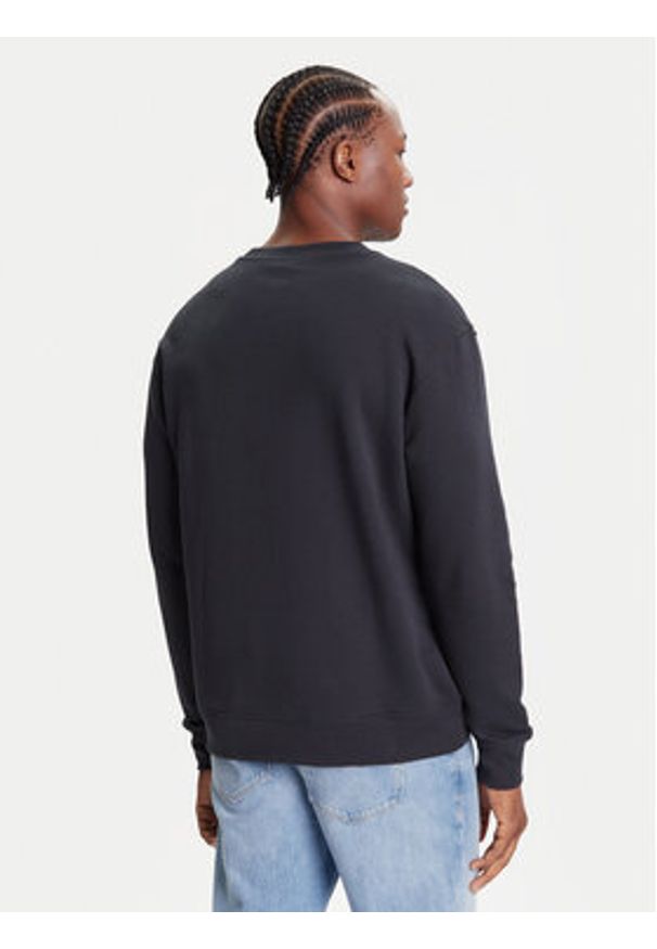 Quiksilver Bluza Salt Water Crew EQYFT05158 Czarny Regular Fit. Kolor: czarny. Materiał: bawełna