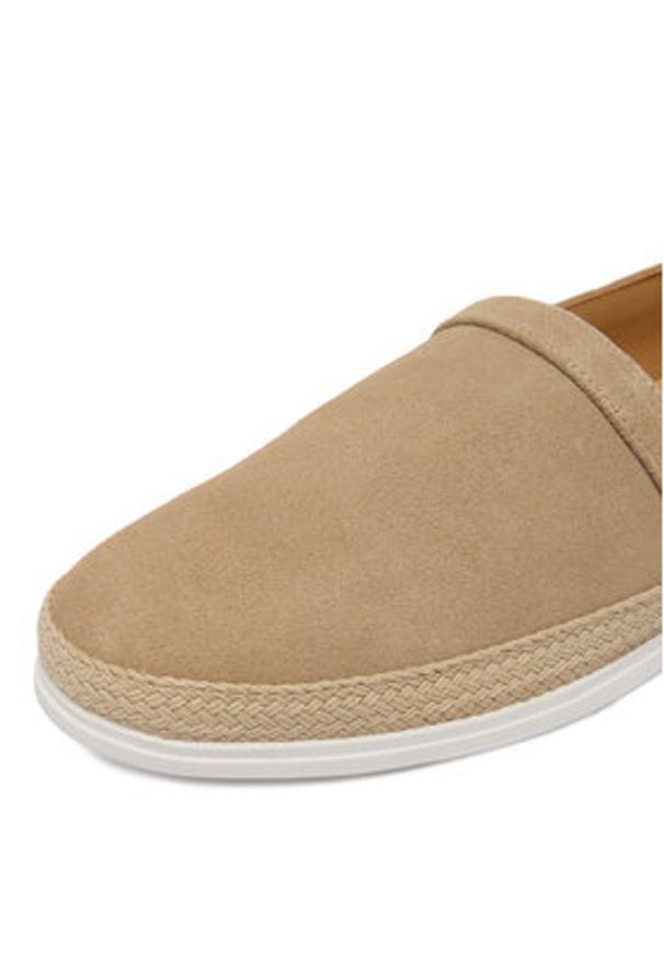 Gino Rossi - GINO ROSSI Espadryle EO-TOMO-01 126AM Beżowy jasny. Kolor: beżowy. Materiał: skóra, zamsz