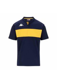 Polo Kappa Dalto. Typ kołnierza: polo. Kolor: żółty, niebieski, wielokolorowy. Styl: elegancki #1