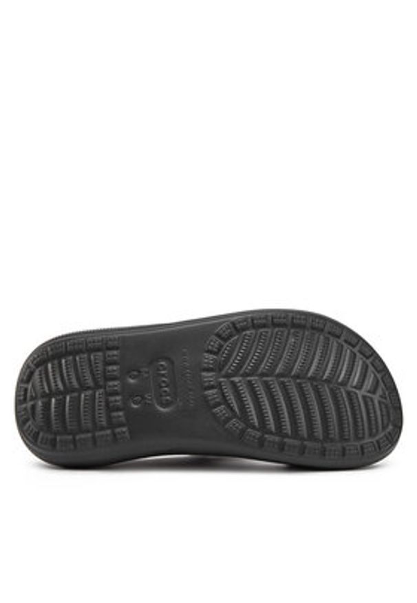 Crocs Klapki Classic Crush Sandal 207670 Czarny. Kolor: czarny