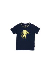 LEONE 1947 APPAREL - Dziecięca koszulka z krótkim rękawem Welcome Back. Kolor: niebieski. Długość rękawa: krótki rękaw. Długość: krótkie. Sport: joga i pilates
