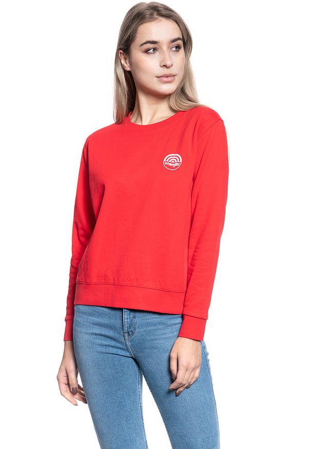 Wrangler - WRANGLER CREW SWEAT LOLLIPOP RED W6Z1HYXSK 112130859