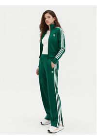 Adidas - adidas Spodnie dresowe adicolor Classics Firebird JC8284 Zielony Regular Fit. Kolor: zielony. Materiał: syntetyk