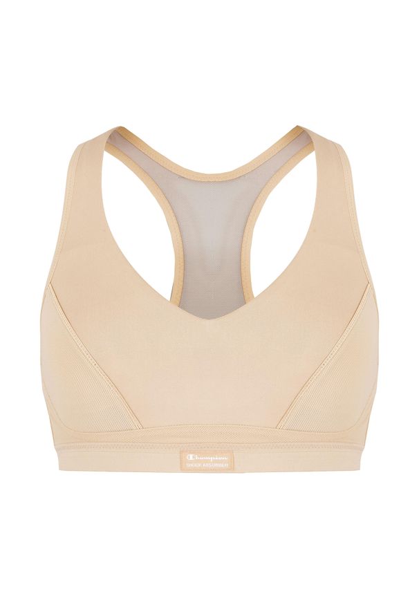 Biustonosz treningowy Shock Absorber Padded Sports. Kolor: beżowy