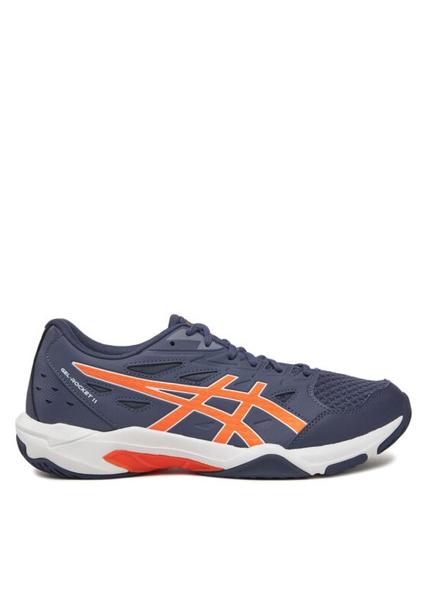 Asics Buty halowe Gel-Rocket 11 1071A091 Granatowy. Kolor: niebieski. Materiał: materiał