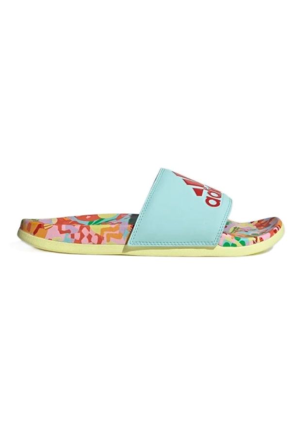 Adidas - Klapki adidas Adilette Comfort W HQ8848 wielokolorowe. Kolor: wielokolorowy. Materiał: syntetyk, guma