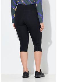 ULLA POPKEN - Damskie Legginsy rybaczki stretch szybkoschnące. Kolekcja: plus size. Kolor: czarny. Materiał: poliamid, materiał, elastan #2