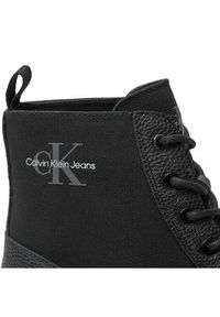Calvin Klein Jeans Trzewiki Eva Boot Mid Laceup Mix Mtr YM0YM00982 Czarny. Kolor: czarny #5