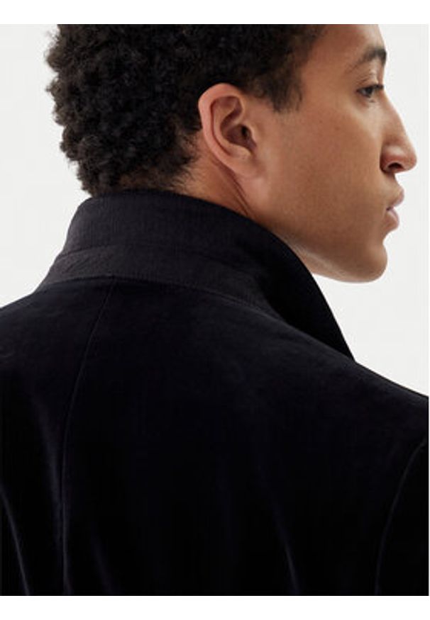 Hugo - HUGO Marynarka Henry254E1X 50549032 Czarny Slim Fit. Kolor: czarny. Materiał: bawełna