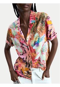 Desigual Koszula Nasau 26SWCW34 Kolorowy Regular Fit. Materiał: wiskoza. Wzór: kolorowy #4