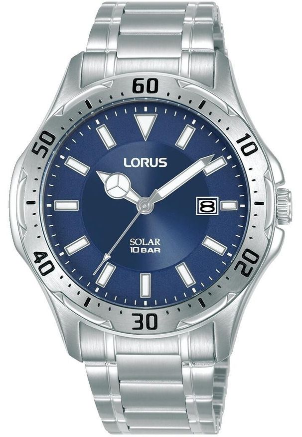 Zegarek męski Lorus RX397AX9 srebrny. Kolor: srebrny