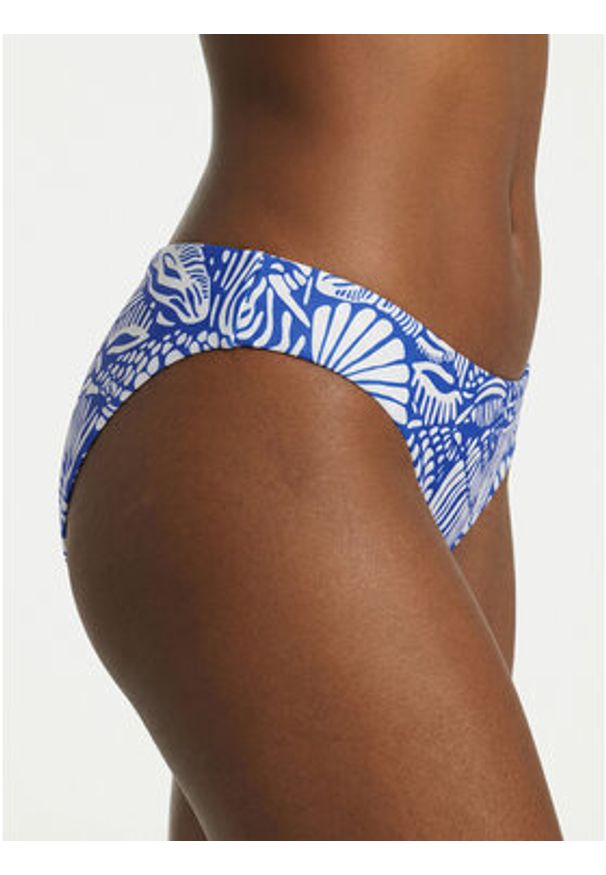 Seafolly Dół od bikini C Shells 40426-328 Niebieski. Kolor: niebieski. Materiał: syntetyk