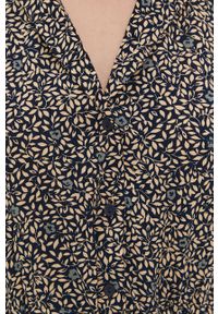 JDY - Jacqueline de Yong Sukienka kolor granatowy midi rozkloszowana. Kolor: niebieski. Materiał: tkanina, materiał, wiskoza. Typ sukienki: rozkloszowane. Długość: midi #4