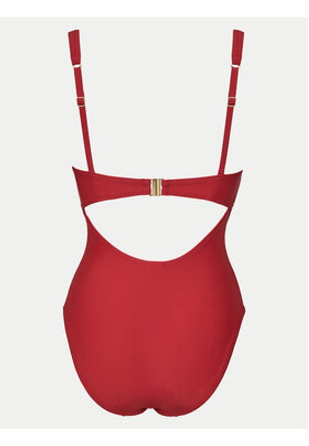 Hunkemöller Strój kąpielowy Shaping Luna 301359 Czerwony. Kolor: czerwony. Materiał: syntetyk