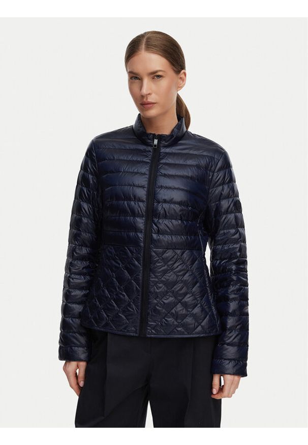 BOSS Kurtka przejściowa Pesic 50564760 Granatowy Regular Fit. Kolor: niebieski. Materiał: syntetyk