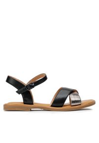 Clara Barson Sandały WS5100-19A Czarny. Kolor: czarny. Materiał: skóra