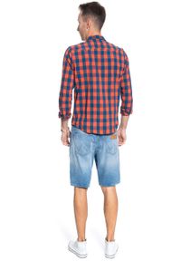 Wrangler - MĘSKIE SZORTY JEANSOWE WRANGLER 5 PKT SHORT RAVE CAVE W14CQ380S. Materiał: jeans #4