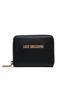 Love Moschino - LOVE MOSCHINO Duży Portfel Damski JC5702PP1ILD0000 Czarny. Kolor: czarny. Materiał: skóra #1