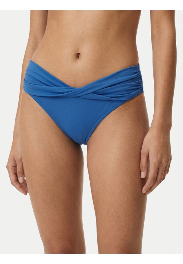 Seafolly Dół od bikini S. Collective 44320-942 Niebieski. Kolor: niebieski. Materiał: syntetyk