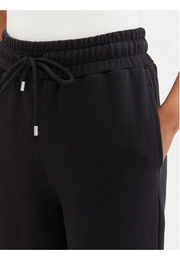 Pinko - PINKO Spodnie dresowe 100371 A2BZ Czarny Regular Fit. Kolor: czarny. Materiał: bawełna