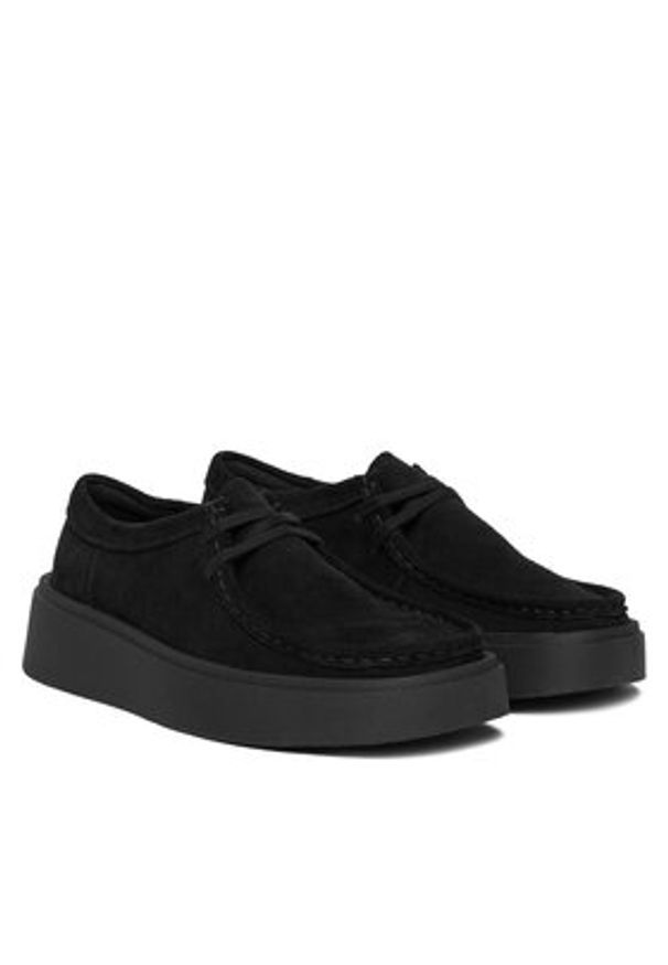 Clarks Półbuty Torview W 26184944 Czarny. Kolor: czarny. Materiał: zamsz, skóra