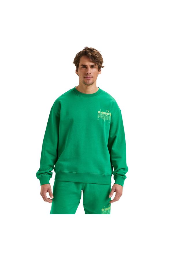 Diadora - Bluza DIADORA SWEATSHIRT CREW MANIFESTO. Kolor: zielony