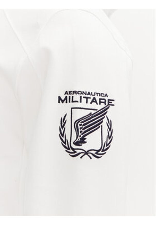 Aeronautica Militare Kurtka przejściowa 251AF497F559 Biały Regular Fit. Kolor: biały. Materiał: syntetyk