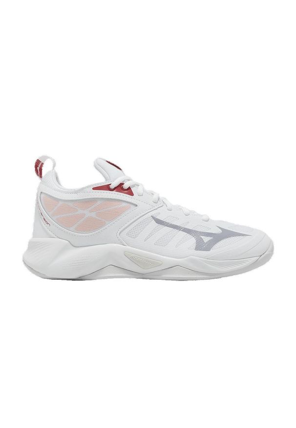 Buty Kobieta Mizuno Wave Dimension biały. Okazja: na co dzień. Kolor: biały, wielokolorowy, różowy. Model: Mizuno Wave