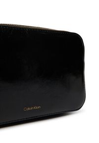Calvin Klein Torebka Foil Logo Glossy LV04F3539G Czarny. Kolor: czarny. Materiał: skórzane #6