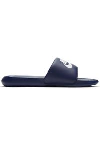 Klapki męskie Nike Victori One Slide. Kolor: niebieski. Materiał: tkanina, materiał, syntetyk