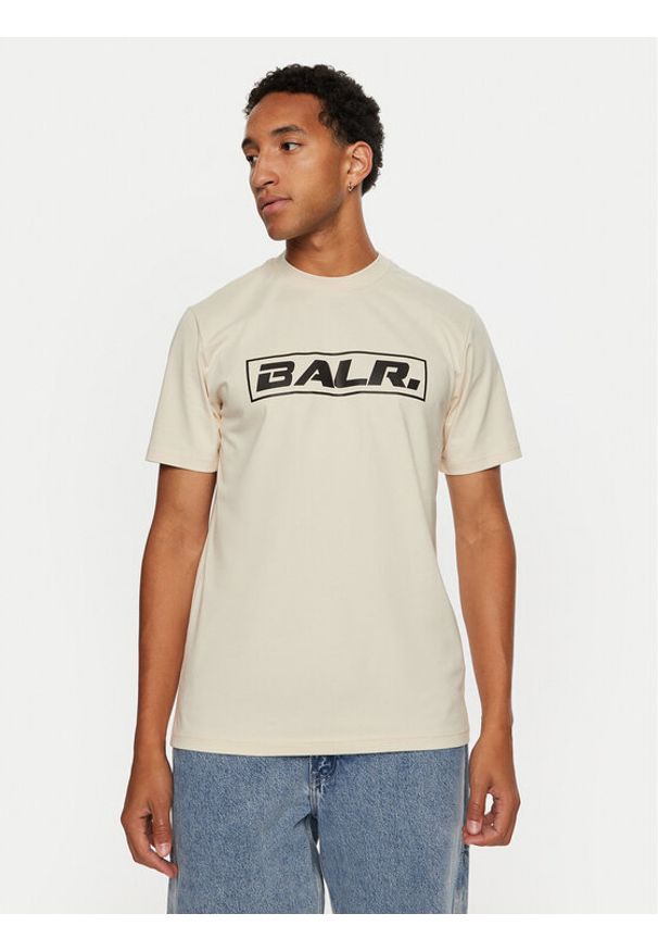 BALR. T-Shirt B1112.1266.911 Beżowy Regular Fit. Kolor: beżowy. Materiał: bawełna